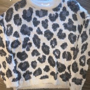 Time and Tru Cheetah Print Sweater